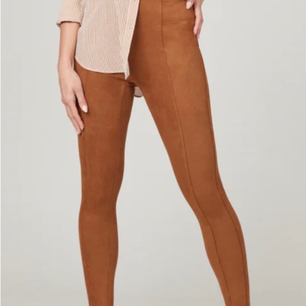 NWT SPANX Suede Leggings XL Tall